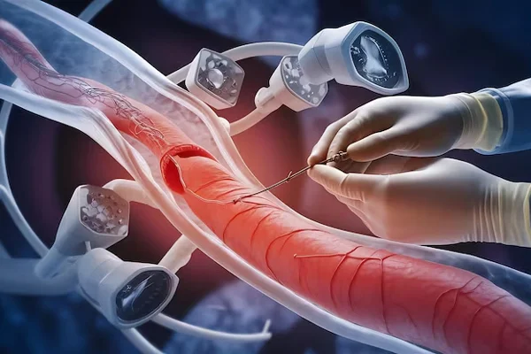 Through Both Radial And Femoral Routes